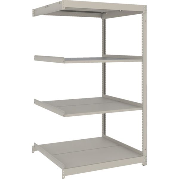 【メーカー在庫あり】 スチールラック 薄型ラック(耐荷重100Kg)1200×595×H1500 4段連結 ネオグレー ネオグレー UL5464B HD店|ヒロチー商事 ハーレー 店