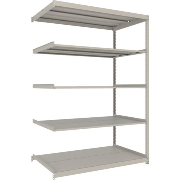【メーカー在庫あり】 スチールラック 薄型ラック(耐荷重100Kg)1500×875×H2400 5段連結 ネオグレー ネオグレー UL8595B HD店