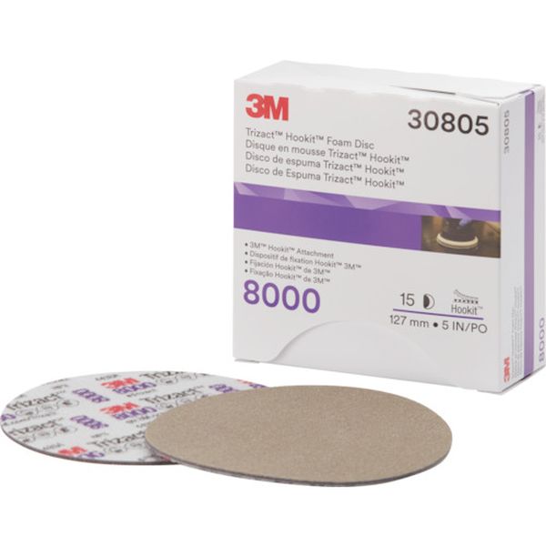 【メーカー在庫あり】 スリーエム 3M フッキット トライザクトフィニッシングディスク 127mm ＃8000 1 30805 HD店