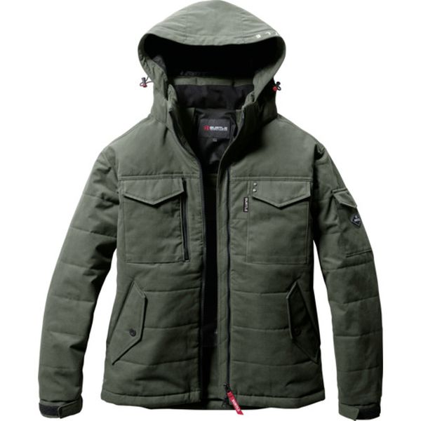 【メーカー在庫あり】 5050143XL (株)バートル バートル 防寒ジャケット5050-14-3XLミルスグリーン 5050-14-3XL HD店