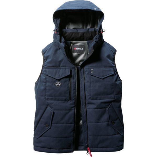 【メーカー在庫あり】 50543M (株)バートル バートル 防寒ベスト5054-3-Mネイビー 5054-3-M HD店｜ヒロチー商事 ハーレー 店