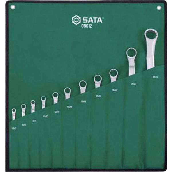 【製造会社店卸し資産あり】 SATA社 SATA 両口めがね鍵書き割り(11点)40° 08012 固定ディスク店
