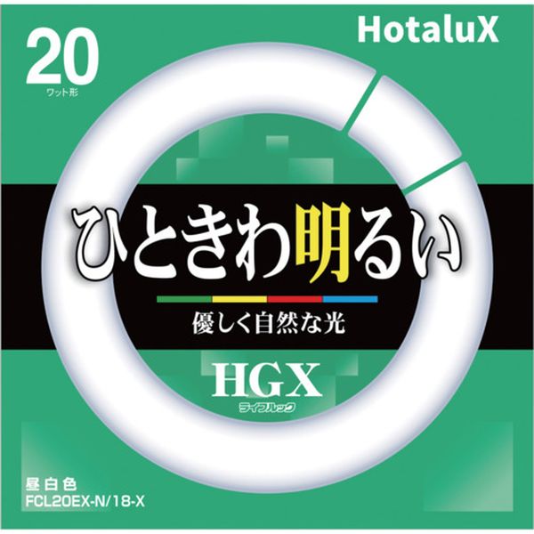 【メーカー在庫あり】 FCL20EXN18X (株)ホタルクス ホタルクス 丸管3波長形蛍光ランプFCL20形 昼白色 10本入り FCL20EX-N/18-X HD店