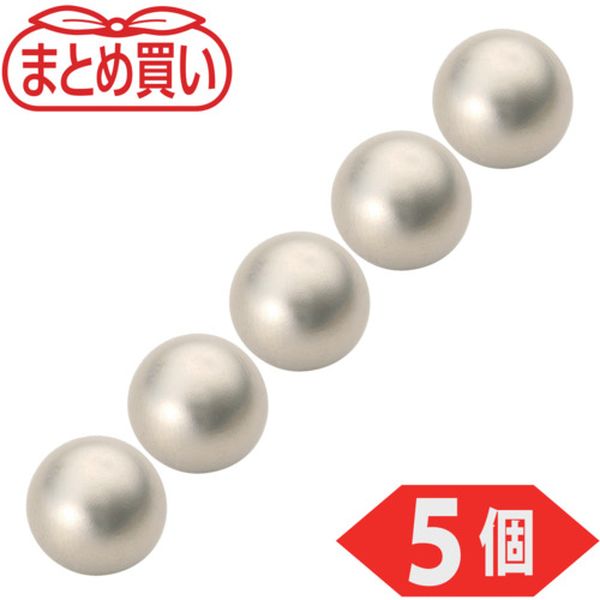 【メーカー在庫あり】 NB15SV5P トラスコ中山(株) TRUSCO まとめ買い ネオジム磁石 ボール型 外径15mm シルバー 5個入 NB15-SV-5P HD店