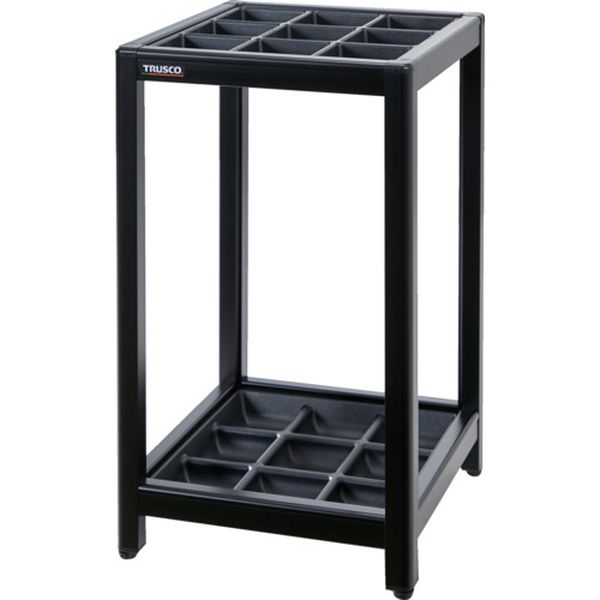 【メーカー在庫あり】 TAK9BLK トラスコ中山(株) TRUSCO アルミ傘立て 9本立 ブラック TAK-9-BLK HD店