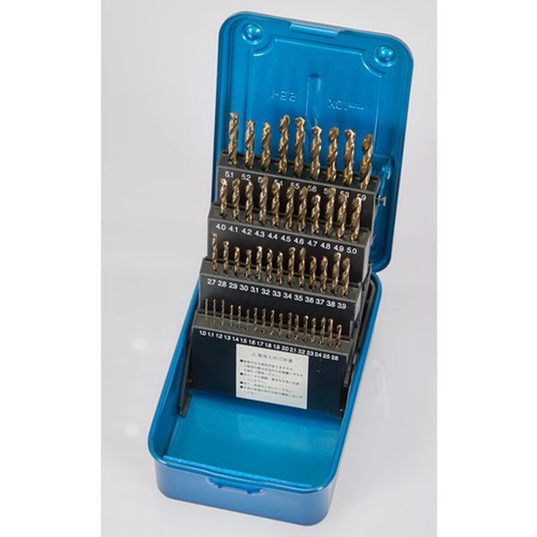 【メーカー在庫あり】 TCSD50SET トラスコ中山(株) TRUSCO コバルトハイスストレートドリル 50本組セット(スチールケース付) TCSD-50SET HD店