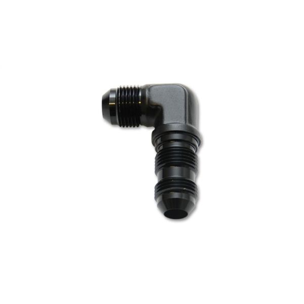【USA在庫あり】 Vibrant -10AN Bulkhead アダプター 90 Degree エルボー フィッティング -アルマイト ブラック Only vib10612 HD店 4,396円