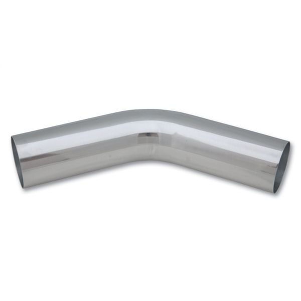 【USA在庫あり】 Vibrant 3.5in O.D. Universal アルミニウム Tubing (45 degree ベンド) - Polished vib2890 HD店