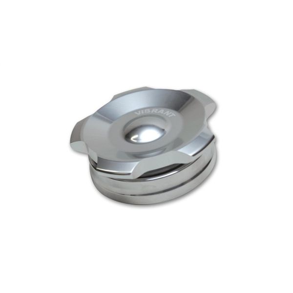 【USA在庫あり】 Vibrant 2.75in OD アルミニウム Weld Bungs w/ Polished アルミニウム Threaded Cap (incl. Oリング) vib11294 HD店