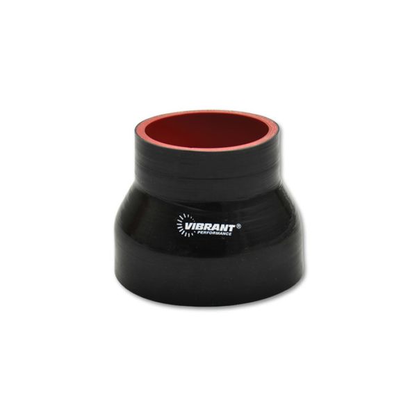 【USA在庫あり】 Vibrant シリコン reducer Coupler 3.125in ID x 2.75in ID x 3.00in Long ブラック vib19733 HD店