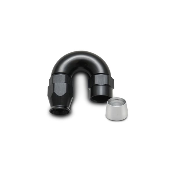 【USA在庫あり】 Vibrant 180 Degree High Flow ホースエンド フィッティング for PTFE Lined ホース -12AN vib28812 HD店