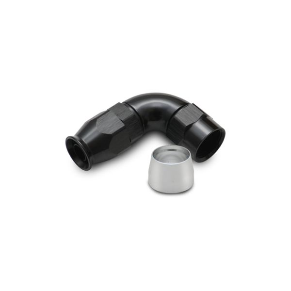 【USA在庫あり】 Vibrant アルミニウム 90 Degree One Piece ホースエンド for PTFE Lined ホース (Size -10AN) vib28910 HD店