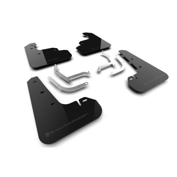 【USA在庫あり】 Rally Armor 2024 スバル Impreza ブラック UR Mud Flap w/ Grey Logo ralMF105-UR-BLK-GRY HD店