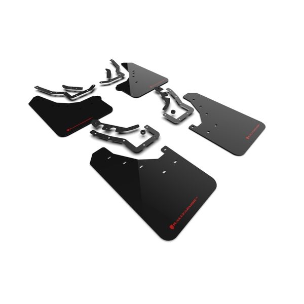 【USA在庫あり】 Rally Armor 2024 トヨタ Tacoma ブラック UR Mud Flap w/ レッド Logo ralMF114-UR-BLK-RD HD店