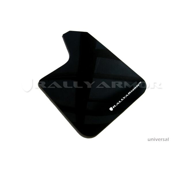 【USA在庫あり】 Rally Armor Universal Fit (No Hardware) ブラック UR Mud Flap w/ White Logo ralMF12-UR-BLK/WH HD店