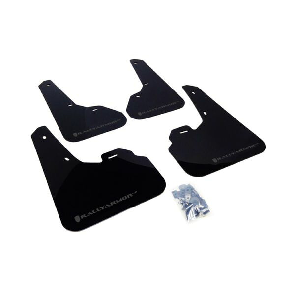 【USA在庫あり】 Rally Armor 10年-13年 マツダ3/Speed3 ブラック UR Mud Flap w/ Grey Logo ralMF17-UR-BLK/GRY HD店