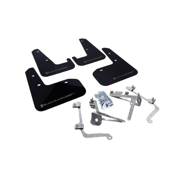 【USA在庫あり】 Rally Armor 11年-14年 スバル WRX/STI (Sedan Only) ブラック UR Mud Flap w/ Grey Logo ralMF19-UR-BLK/GRY HD店
