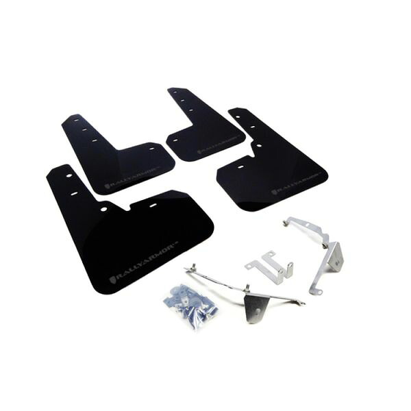 【USA在庫あり】 Rally Armor 13年-17年 スバル Crosstrek XV ブラック UR Mud Flap w/ Grey Logo ralMF26-UR-BLK/GRY HD店