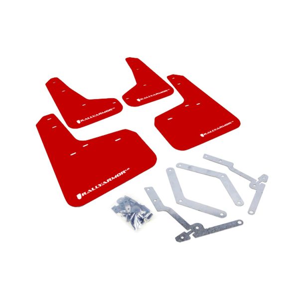 【USA在庫あり】 Rally Armor 12年-19年 フォード Focus ST / 16年-19年 RS レッド Mud Flap w/ White Logo ralMF27-UR-RD/WH HD店 27,366円