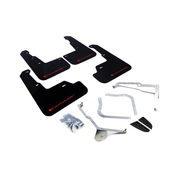 【USA在庫あり】 Rally Armor 15年-21年 スバル WRX/STI (Sedan ONLY) ブラック UR Mud Flap w/ レッド Logo ralMF32-UR-BLK/RD HD店 29,518円