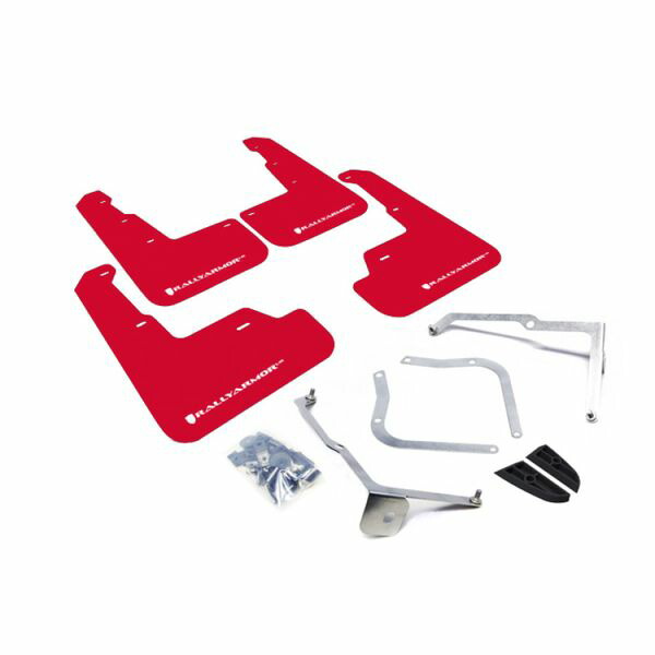 【USA在庫あり】 Rally Armor 15年-21年 スバル WRX/STI (Sedan ONLY) レッド UR Mud Flap w/ White Logo ralMF32-UR-RD/WH HD店 29,518円
