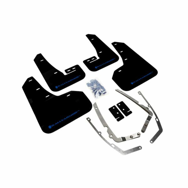 【USA在庫あり】 Rally Armor 15年-21年 VW Golf/GTI/TSI ブラック UR Mud Flap w/ ブルー Logo ralMF37-UR-BLK/BL HD店