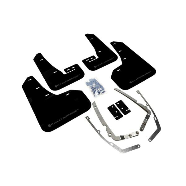 【USA在庫あり】 Rally Armor 15年-21年 VW Golf/GTI/TSI ブラック UR Mud Flap w/ Grey Logo ralMF37-UR-BLK/GRY HD店