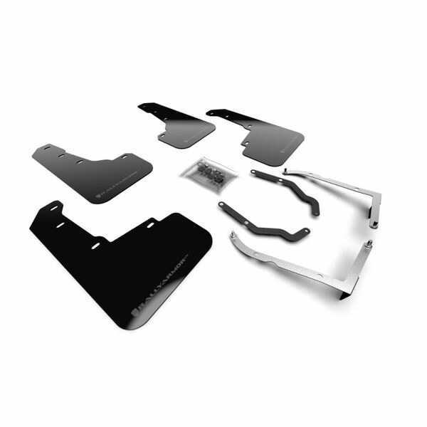 【USA在庫あり】 Rally Armor 18年-22年 スバル Crosstrek リフト/AT ブラック UR Mud Flap w/ Grey Logo ralMF46-LTUR-BLK/GRY HD店