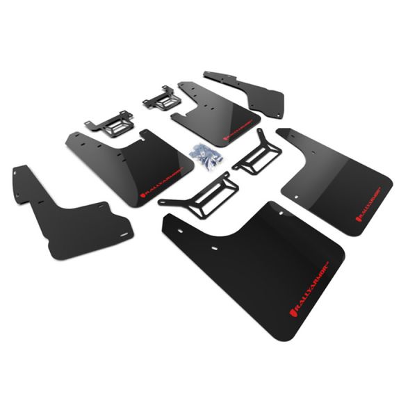 【USA在庫あり】 Rally Armor 12年-20年 トヨタ 4Runner ブラック UR Mud Flap w/ レッド Logo ralMF48-UR-BLK/RD HD店
