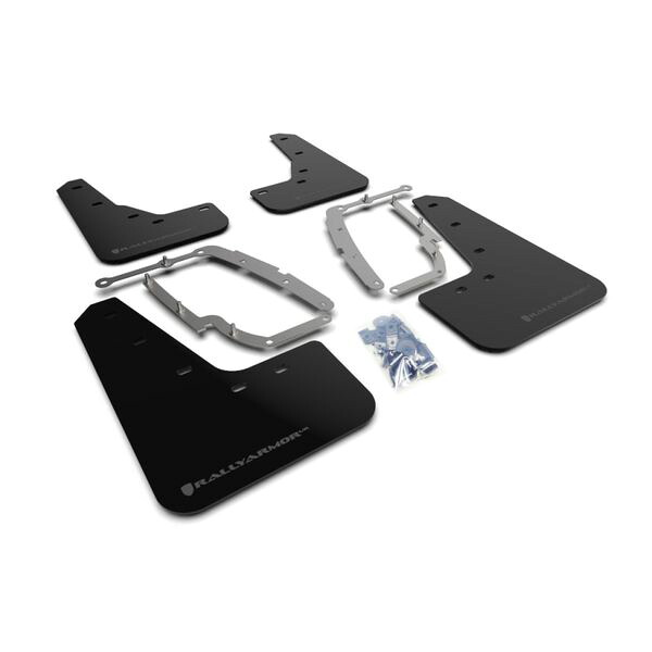【USA在庫あり】 Rally Armor 17年-22年 Tesla Model 3 ブラック UR Mud Flap w/ Dark Grey Logo ralMF62-UR-BLK/DGRY HD店