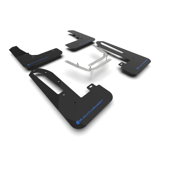 【USA在庫あり】 Rally Armor 2023+ ホンダ シビック タイプR Black Mud Flap Light Blue Logo ralMF97-UR-BLK-NB HD店