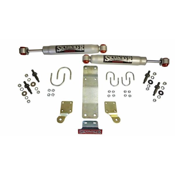 【USA在庫あり】 Skyjacker 2007-2017 Jeep ラングラー (JK/JKU) (Use w/ JK717TR) Dual Steering Damper Kit w/ 9000 Series sky9206 HD店