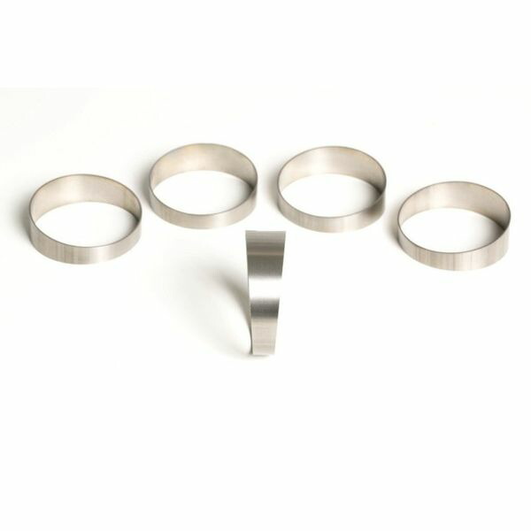 【USA在庫あり】 Ticon Industries 3.50in 45 Degree 1.65D/5.775in CLR Loose Radius 1mm Wall チタン Pie Cuts - 5pk tic109-08901-0003 HD店