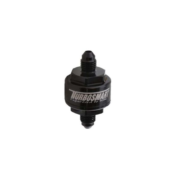【USA在庫あり】 Turbosmart ビレット Turbo オイルフィードフィルター w/ 44 ミクロン Pleated Disc AN-3 Male インレット ブラック turTS-0804-1001 HD店