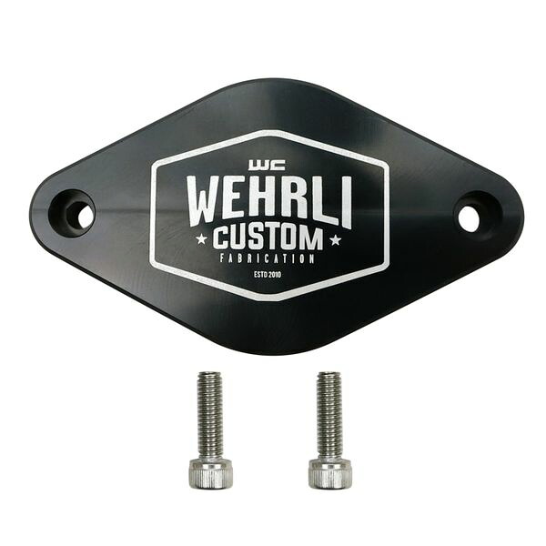 【USA在庫あり】 Wehrli 11年-16年 シボレー 6.6L LML Duramax Turbo Resonator ビレット Block Off Plate wcfWCF100096 HD店