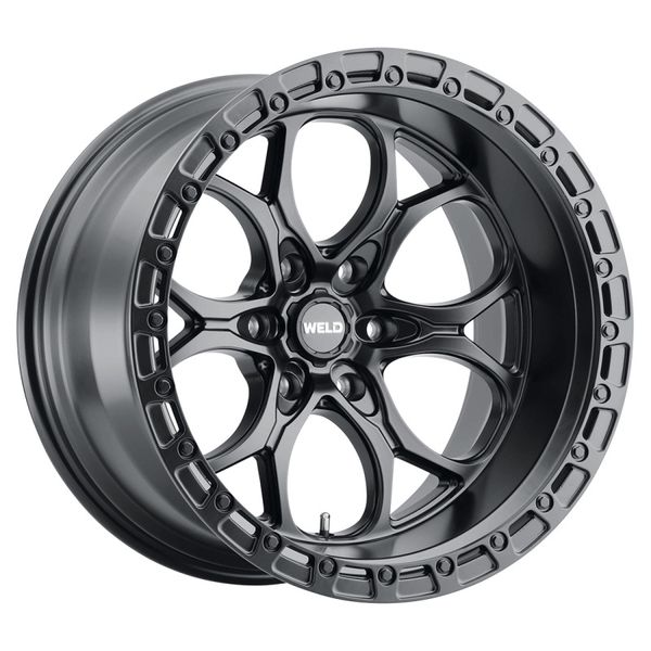 【USA在庫あり】 Weld Off-Road W108 20X10 Ledge 6X135 ET-18 BS4.75 サテンブラック/ブラック Ring 87.1 welW10800089475 HD店