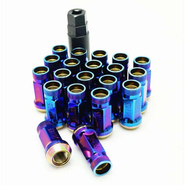 【USA在庫あり】 Wheel Mate Muteki SR45R ラグナットキット 12x1.25 - Burned ブルー whm32935UN HD店