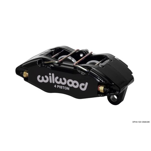 【USA在庫あり】 Wilwood Caliper-Dynapro ホンダ/Acura - ブラック Powder 1.62in ピストンs .83in Disc wil120-12949-BK HD店