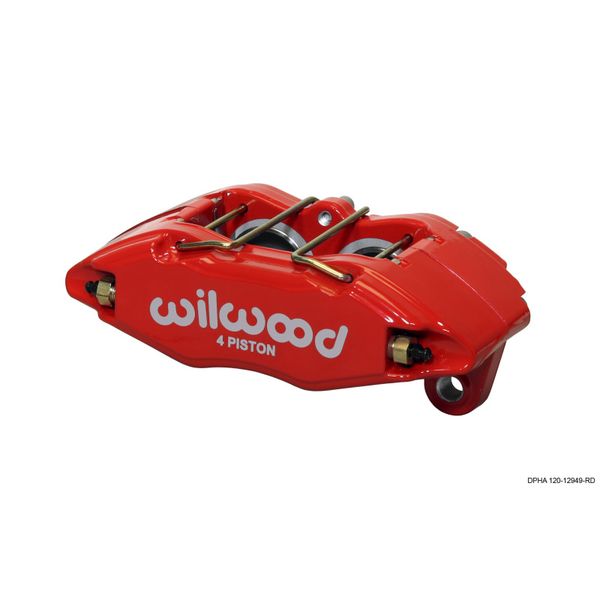 【USA在庫あり】 Wilwood Caliper-Dynapro ホンダ/Acura - レッド 1.62in ピストンs .83in Disc wil120-12949-RD HD店
