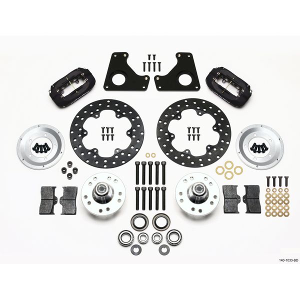 【USA在庫あり】 Wilwood Forged Dynalite フロント Drag Kit Drilled Rotor 79-87 GM G Body wil140-1033-BD HD店