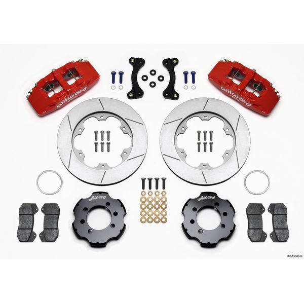 【USA在庫あり】 Wilwood Dynapro 6 フロント Hat Kit 11.00in GT Rotor Red 95-05 Miata wil140-13380-R HD店