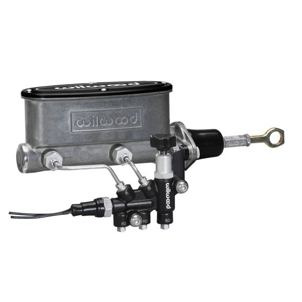 【USA在庫あり】 Wilwood HV Tandem M/C キット w L/H ブラケット & Prop バルブ - 7/8in Bore-W/Pushrod - Early Mustang wil261-13272 HD店