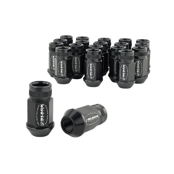 【USA在庫あり】 Skunk2 12x1.25 Forged Lug Nut - ブラック (Set of 20) skk520-99-0835 HD店