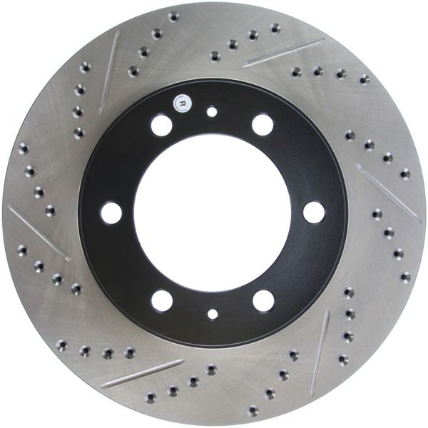 【USA在庫あり】 StopTech 07年-08年 トヨタ FJ Cruiser/05年-08年 タコマ 6 lug /03年-08年 4 Runner 319mm disc SportStop Slo sto127.44129R HD店