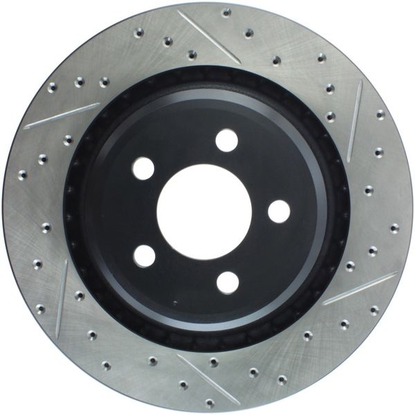 【USA在庫あり】 StopTech SportStop 06年-09年 Chrysler SRT-8 リア 左ドリルド & スリットローター sto127.63064L HD店