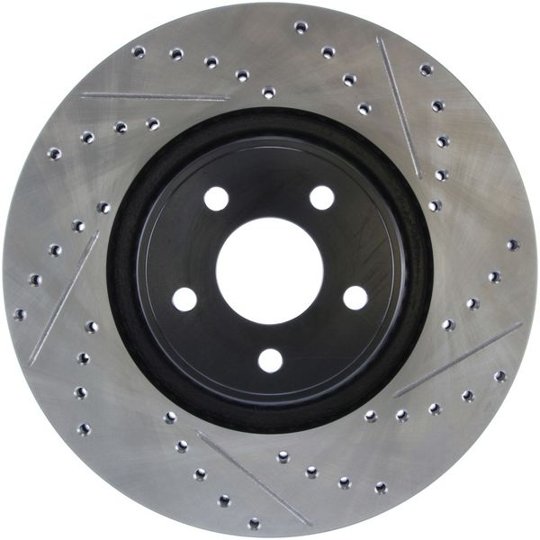 【USA在庫あり】 StopTech 14+ フォード Focus ST w/ 335mm ブレーキ フロント 左スリット＆ドリルド ローター sto127.65146L HD店
