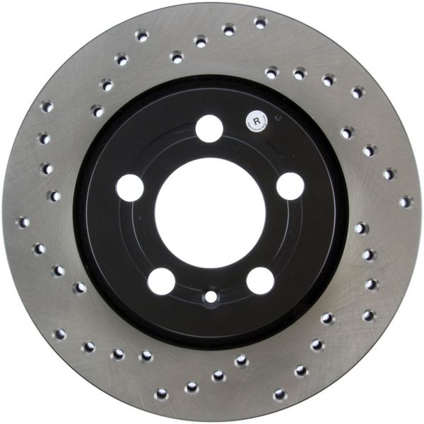 【USA在庫あり】 StopTech 03年-05年 VW Golf GTi vented リアdiscs ドリルド 右 リアローター sto128.33069R HD店