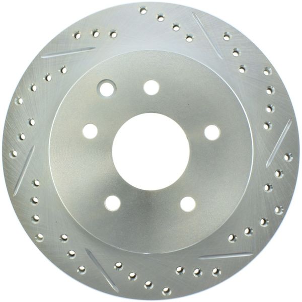 【USA在庫あり】 StopTech Select Sport ニッサン スリット、ドリルド 左リアローター sto227.42077L HD店