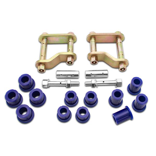 【USA在庫あり】 SuperPro 2005年 日産 Frontier LE リア グリースシャックル/ブッシング キット sprKIT141SK HD店