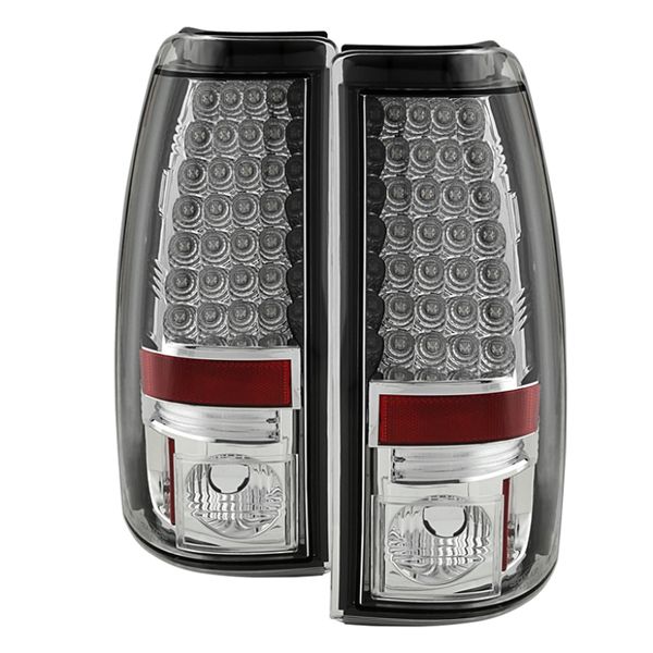 【USA在庫あり】 Spyder シボレー Silverado 1500/2500 03年-06年 (Does Not Fit Stepside)LED テールライト クローム ALT-YD-CS03-LED-C spy5001733 HD店